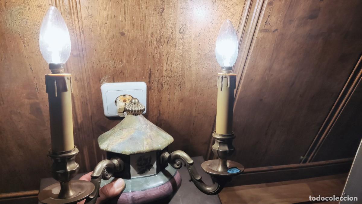 Antig&uuml;edades: Mackenzie Childs CANDELABRO LAMPARA PARED - Foto 9