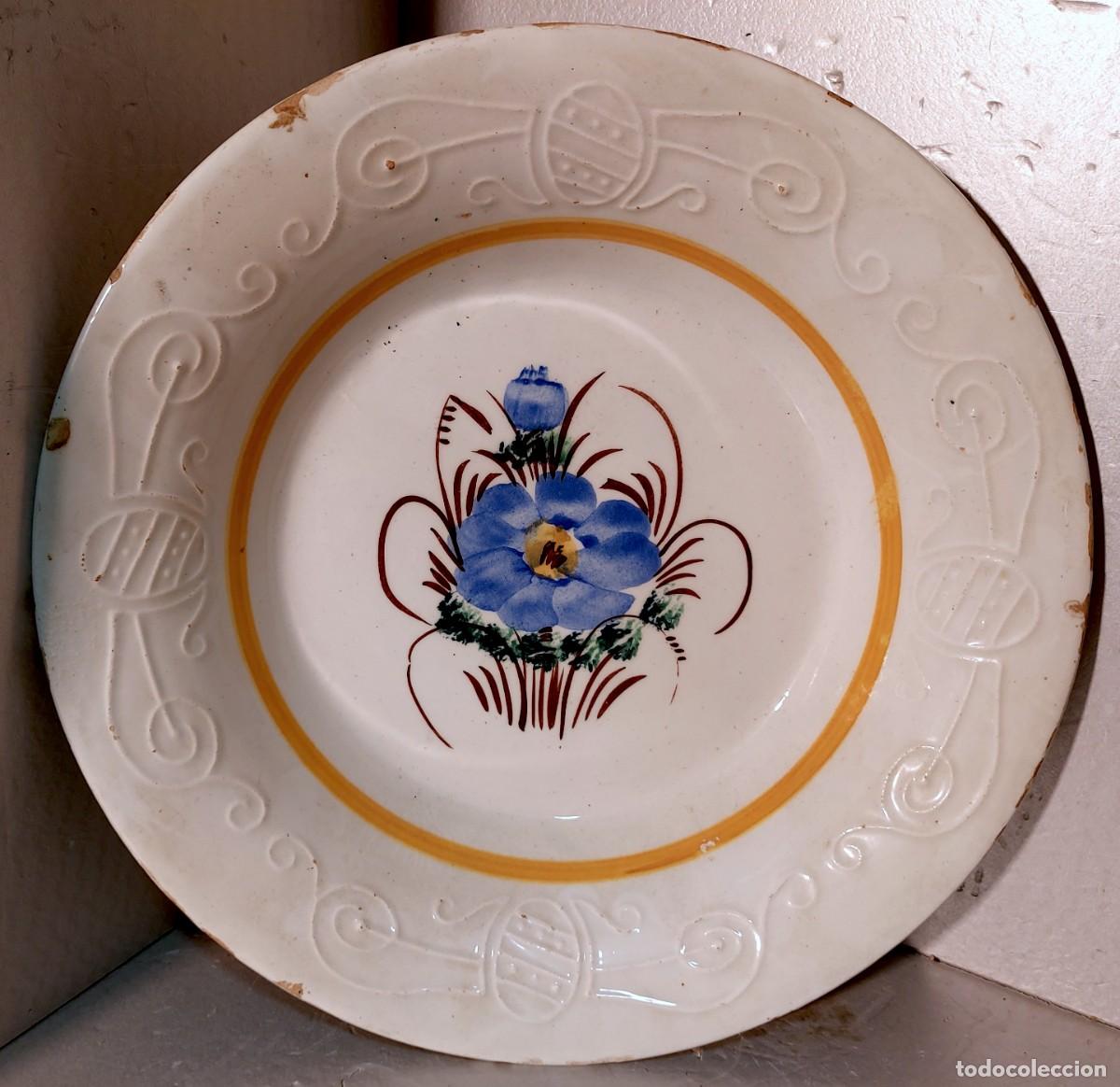Antiques: NUMULITE F0209 Plato decorativo 31 cm di&aacute;metro cer&aacute;mica