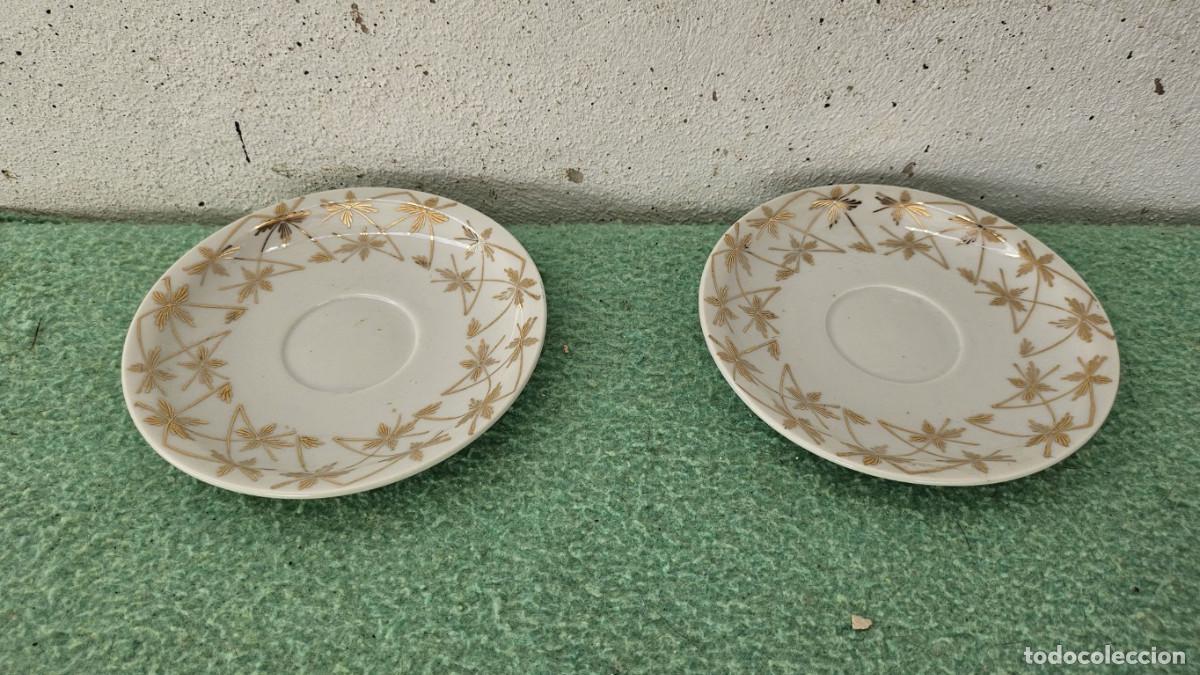 Antig&uuml;edades: 2 platos de santa clara peque&ntilde;os - Foto 1