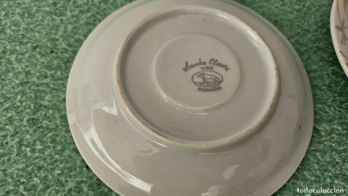 Antig&uuml;edades: 2 platos de santa clara peque&ntilde;os - Foto 2
