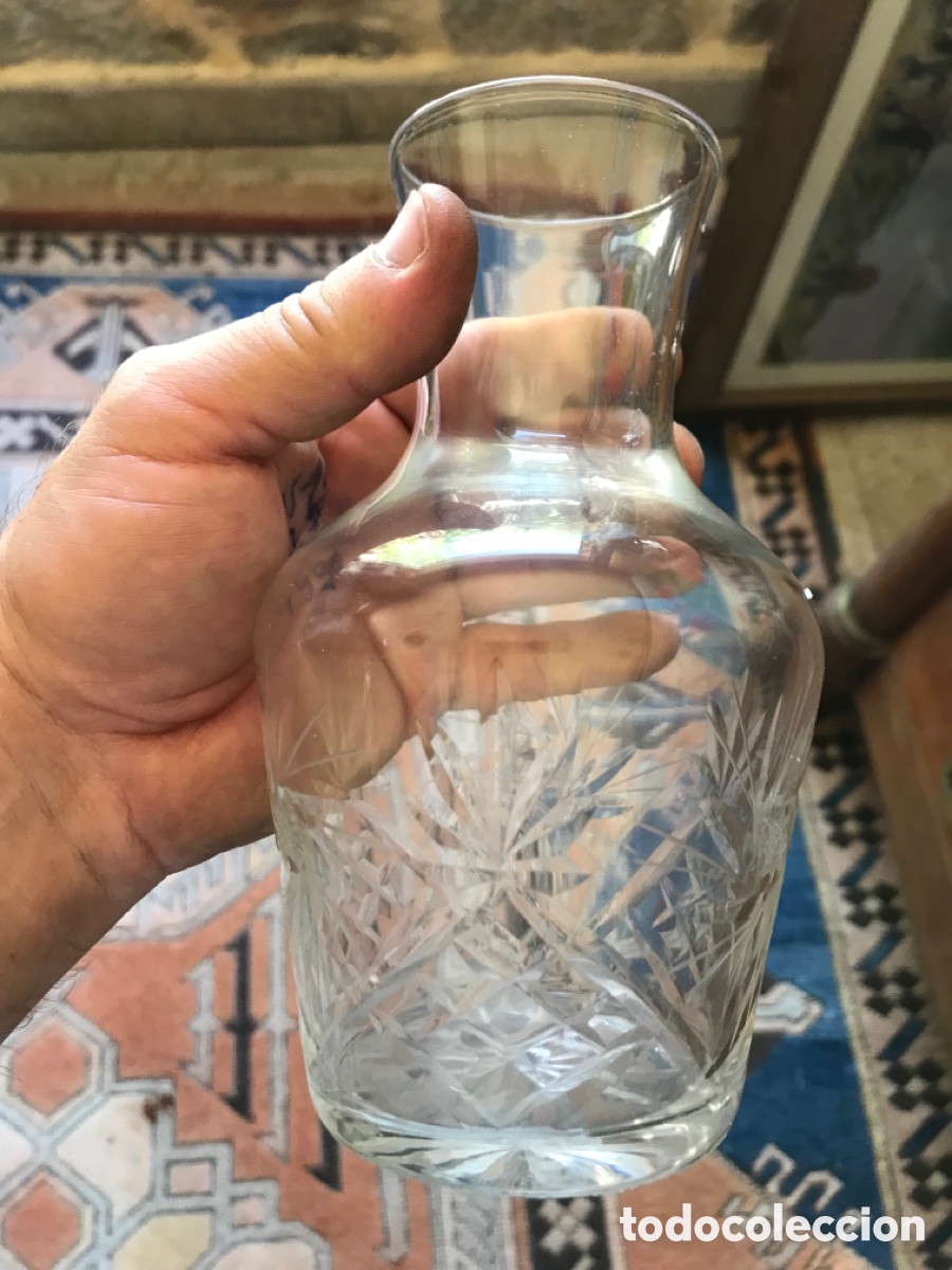 Antig&uuml;edades: Jarron Cristal tallado - Foto 2
