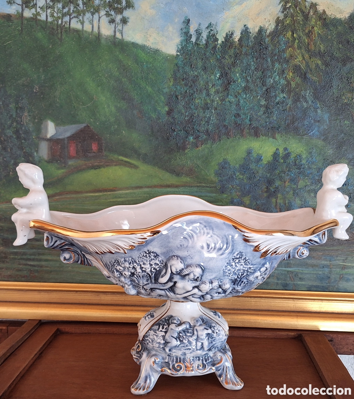 Antig&uuml;edades: Centro de porcelana Capodimonte - Foto 5