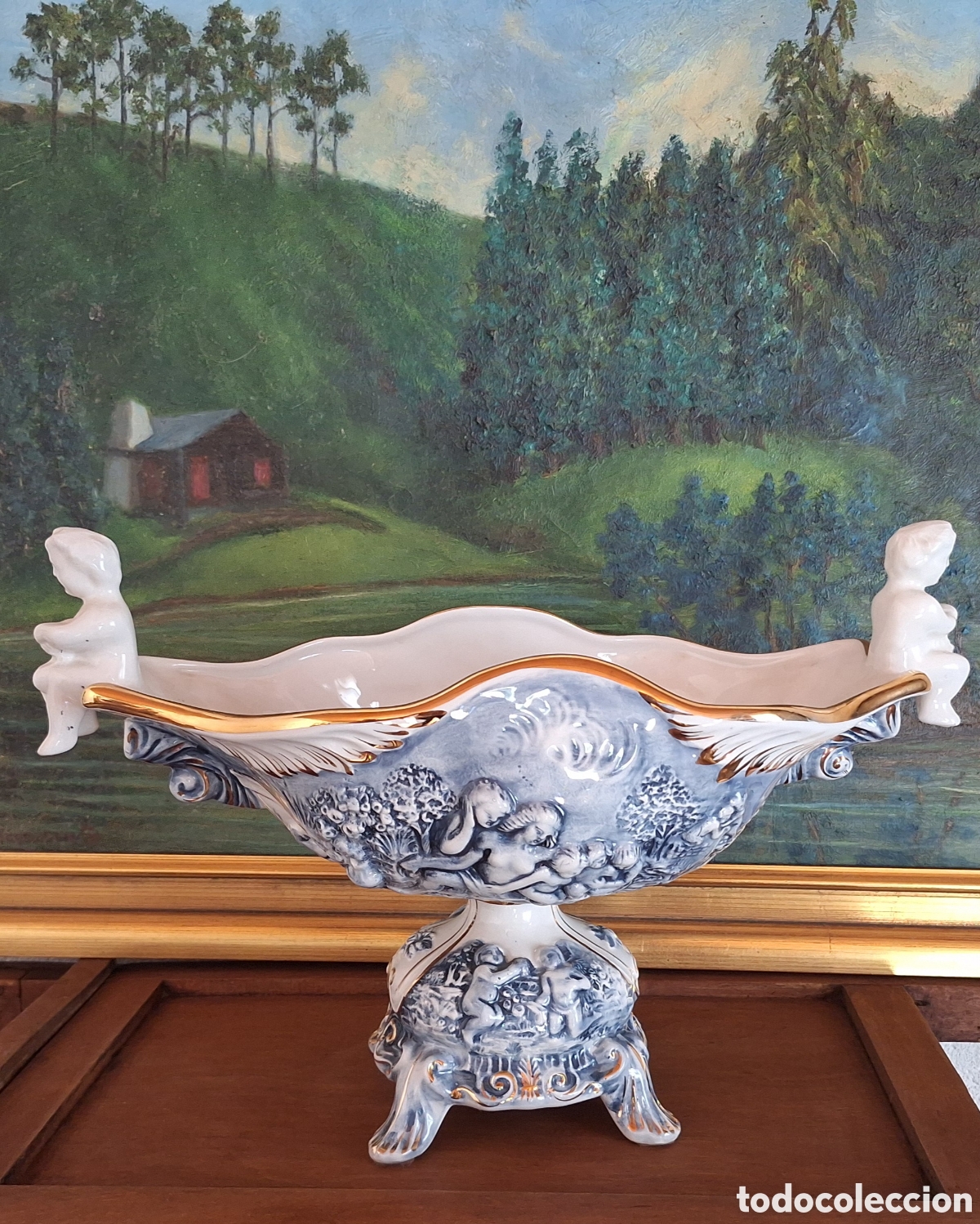 Antig&uuml;edades: Centro de porcelana Capodimonte - Foto 6