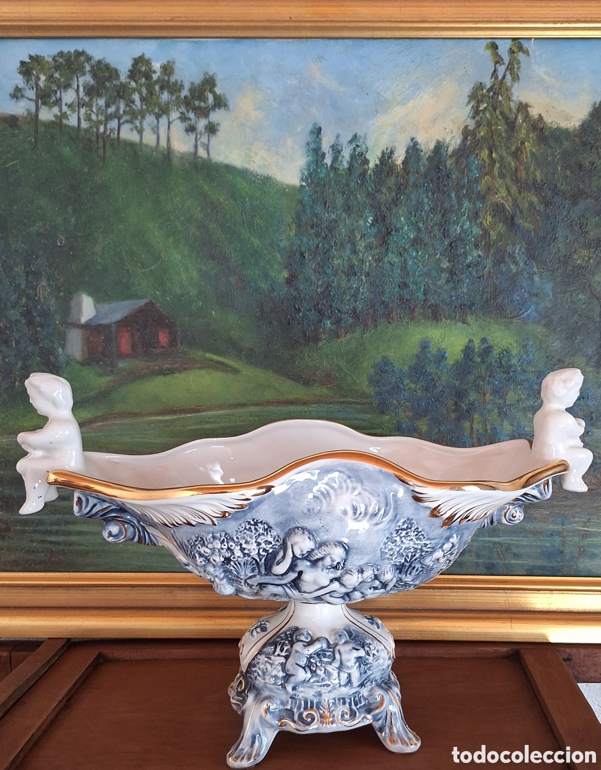 Antig&uuml;edades: Centro de porcelana Capodimonte - Foto 1