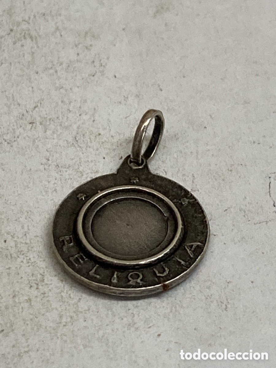 Antig&uuml;edades: Medalla de plata religiosa C300 - Foto 2