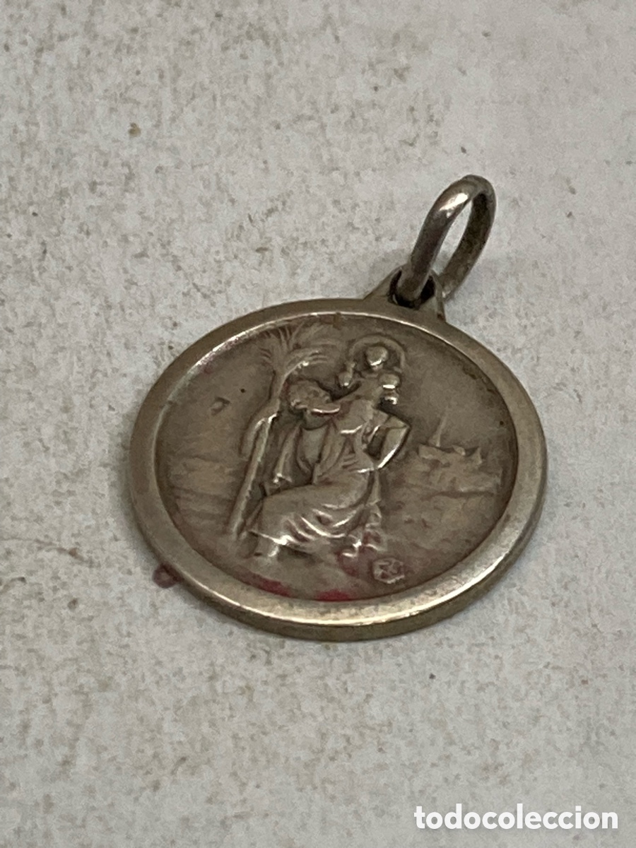 Antig&uuml;edades: Medalla de plata religiosa C300 - Foto 1