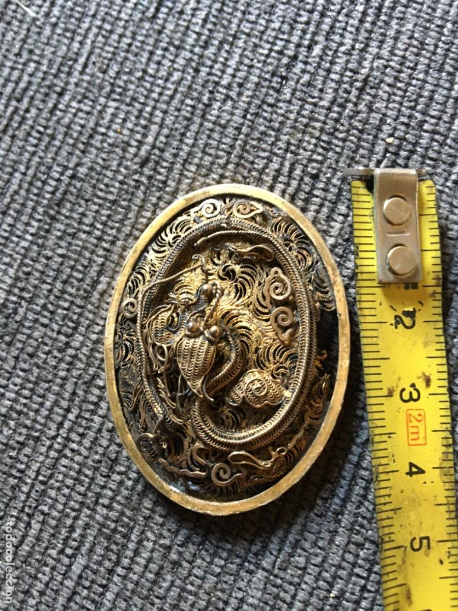 Antig&uuml;edades: Placa oriental plata - Foto 1