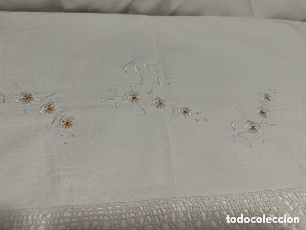 Antig&uuml;edades: Juego de cama vintage - Foto 2