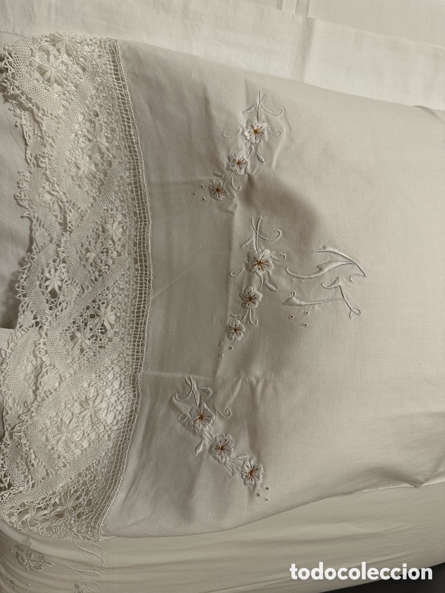 Antig&uuml;edades: Juego de cama vintage - Foto 4