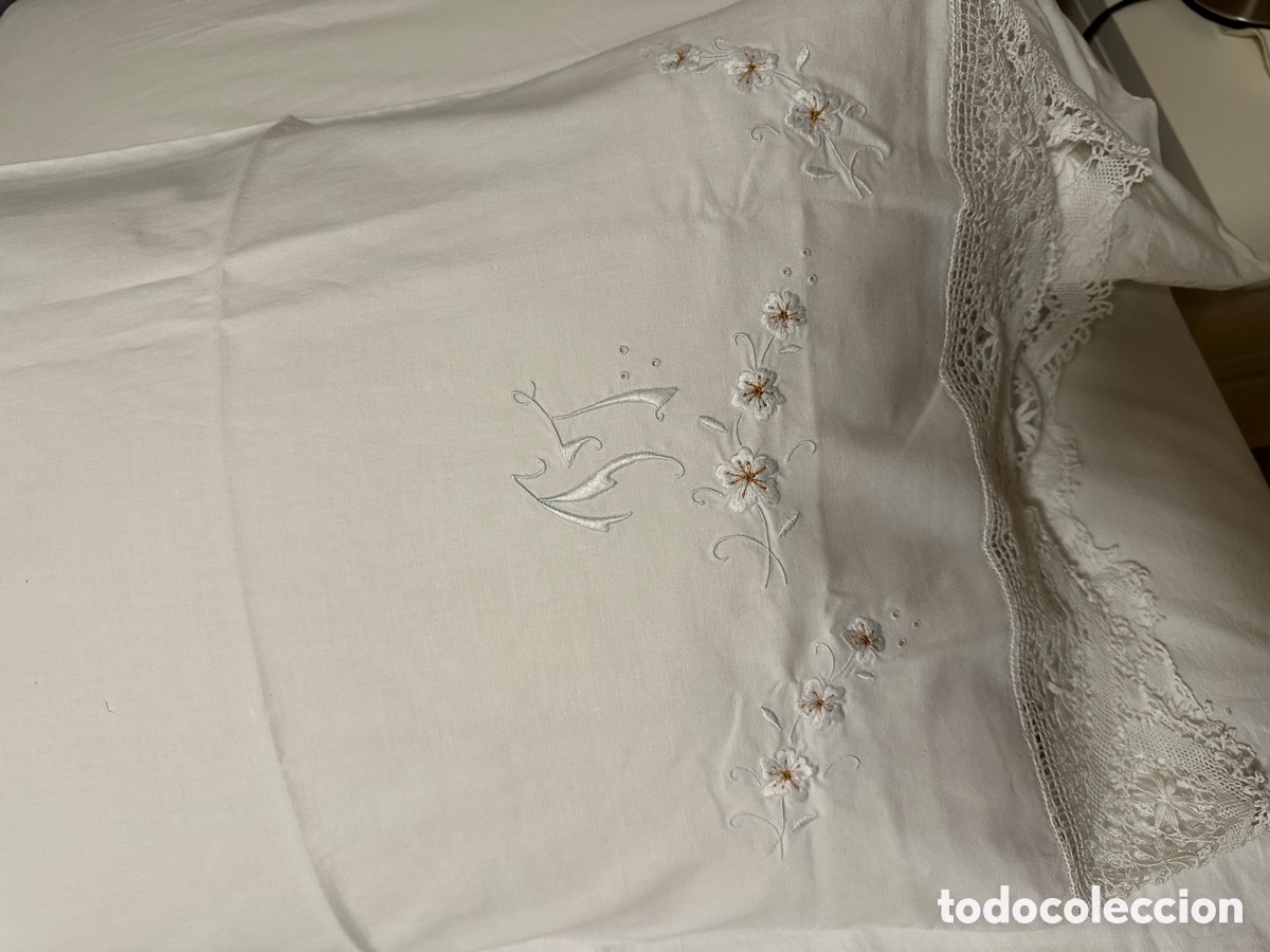 Antig&uuml;edades: Juego de cama vintage - Foto 5