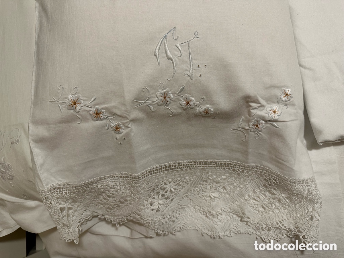 Antig&uuml;edades: Juego de cama vintage - Foto 6