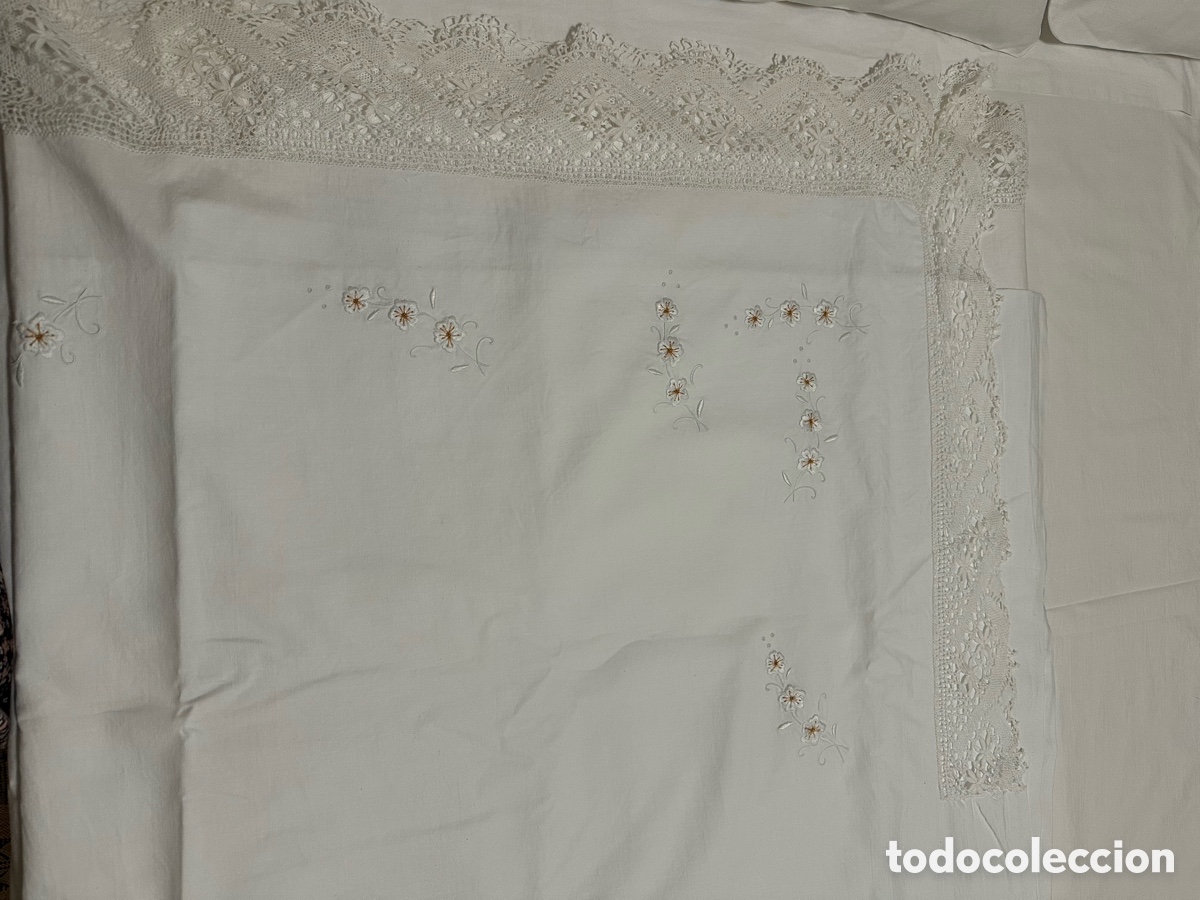 Antig&uuml;edades: Juego de cama vintage - Foto 7