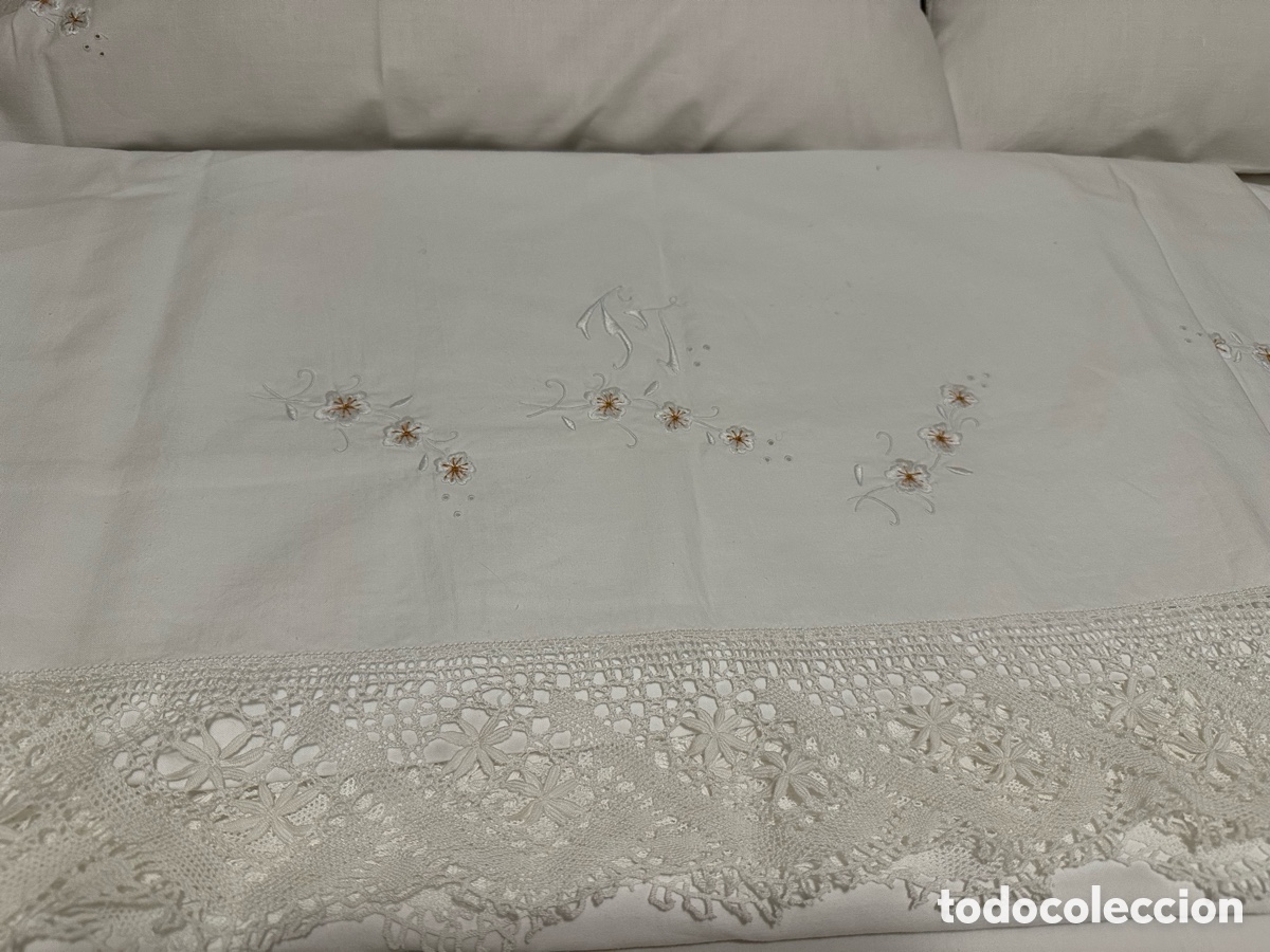Antig&uuml;edades: Juego de cama vintage - Foto 1