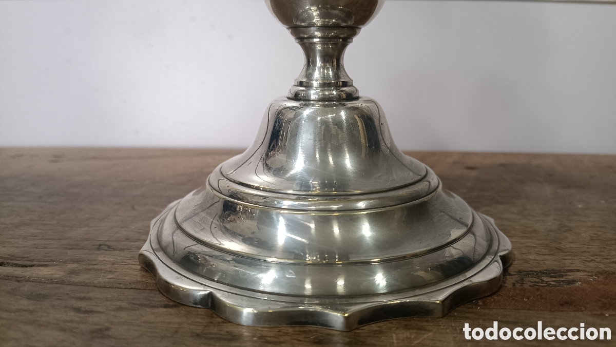 Antig&uuml;edades: Par de candelabros a&ntilde;os 50 - Foto 3