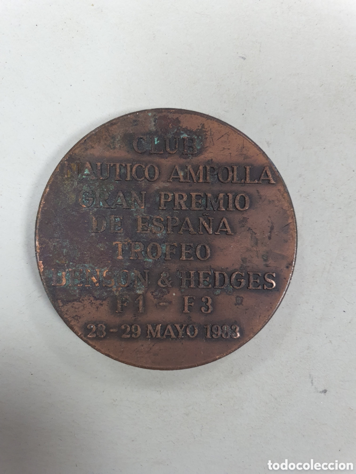 Antig&uuml;edades: Medalla catalu&ntilde;a motonautica - Foto 2