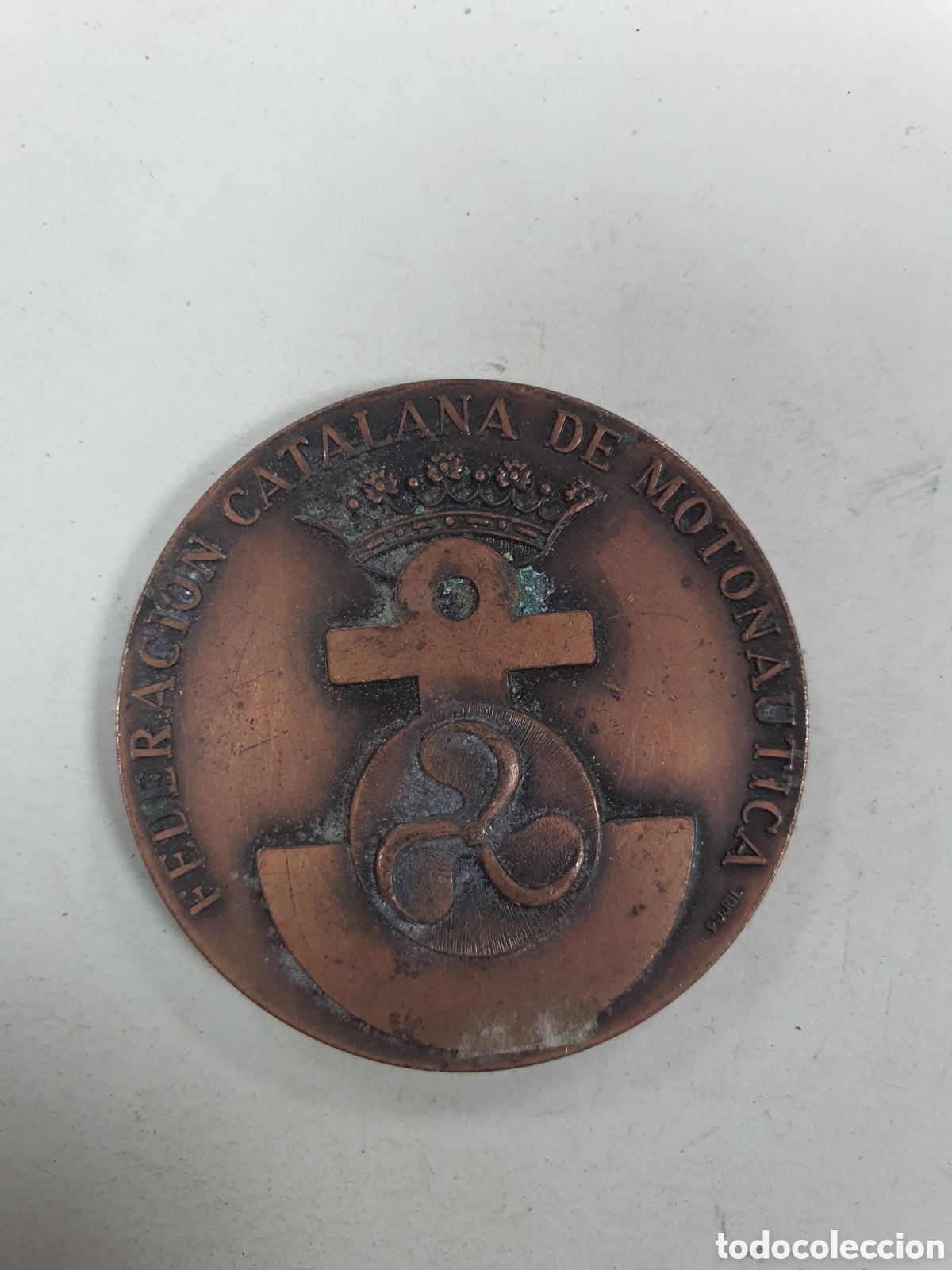 Antig&uuml;edades: Medalla catalu&ntilde;a motonautica - Foto 1