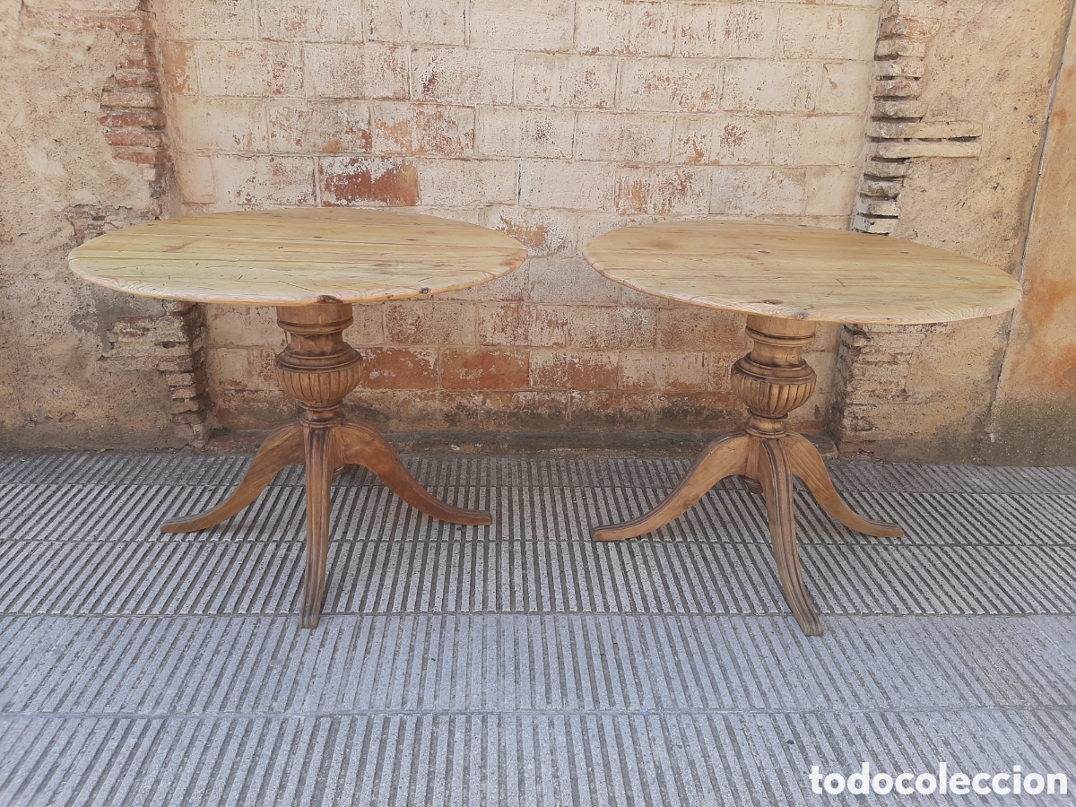 Antig&uuml;edades: Mesa antigua redonda - Foto 2