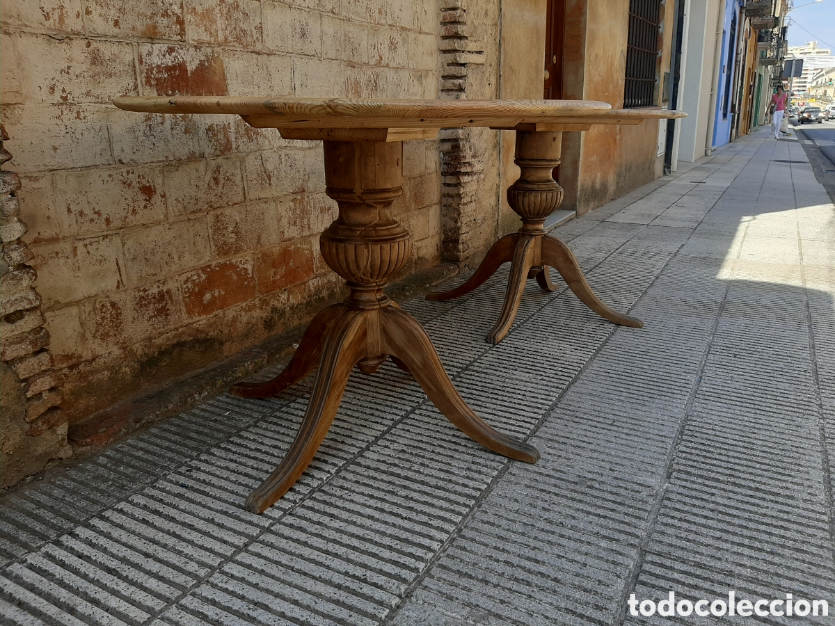 Antig&uuml;edades: Mesa antigua redonda - Foto 11