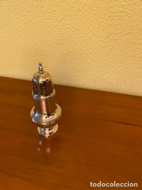 Antig&uuml;edades: Azucarero antiguo de plata - Foto 3