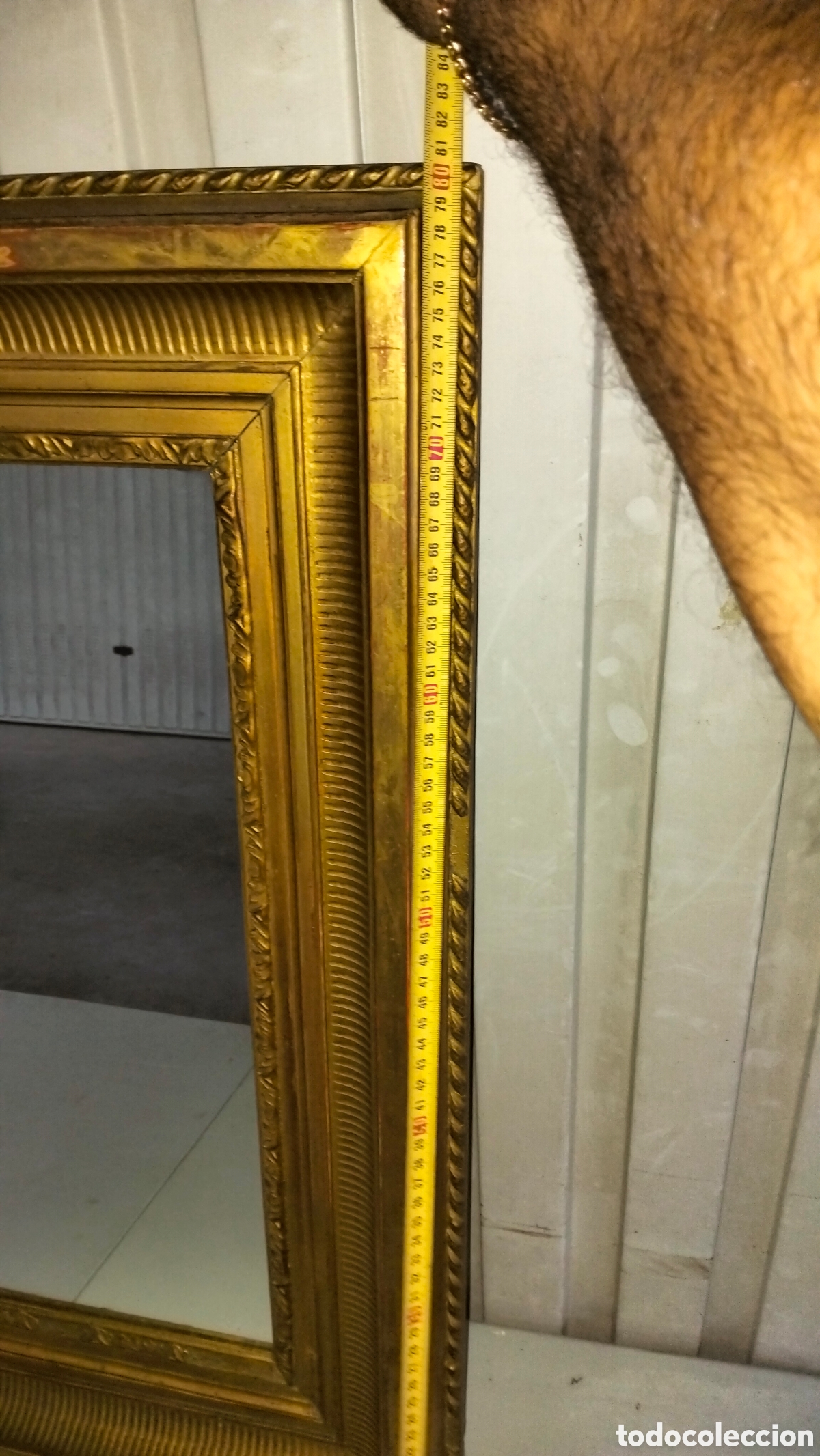 Antig&uuml;edades: Espejo muy antiguo de madera - Foto 11
