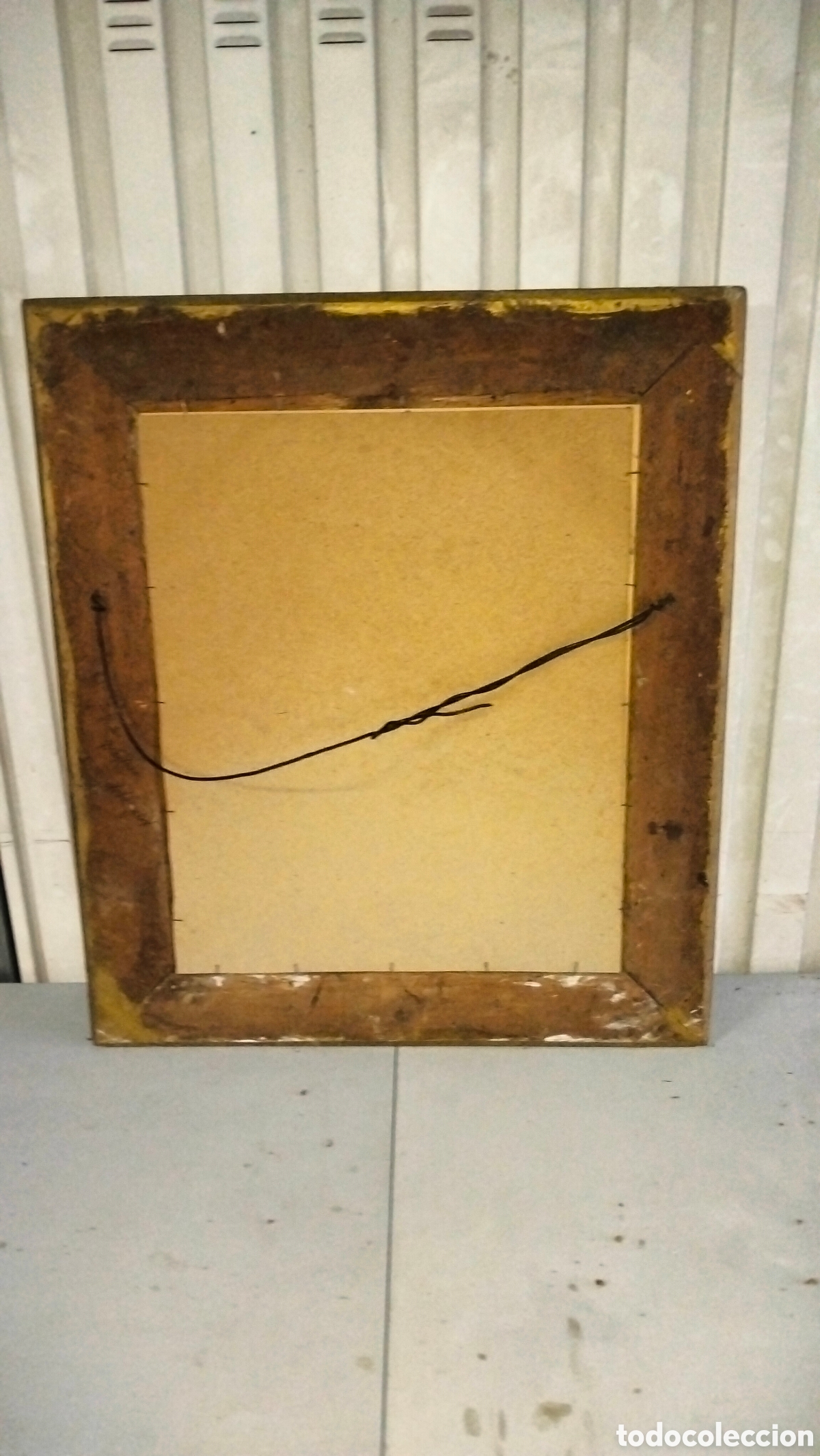 Antig&uuml;edades: Espejo muy antiguo de madera - Foto 12