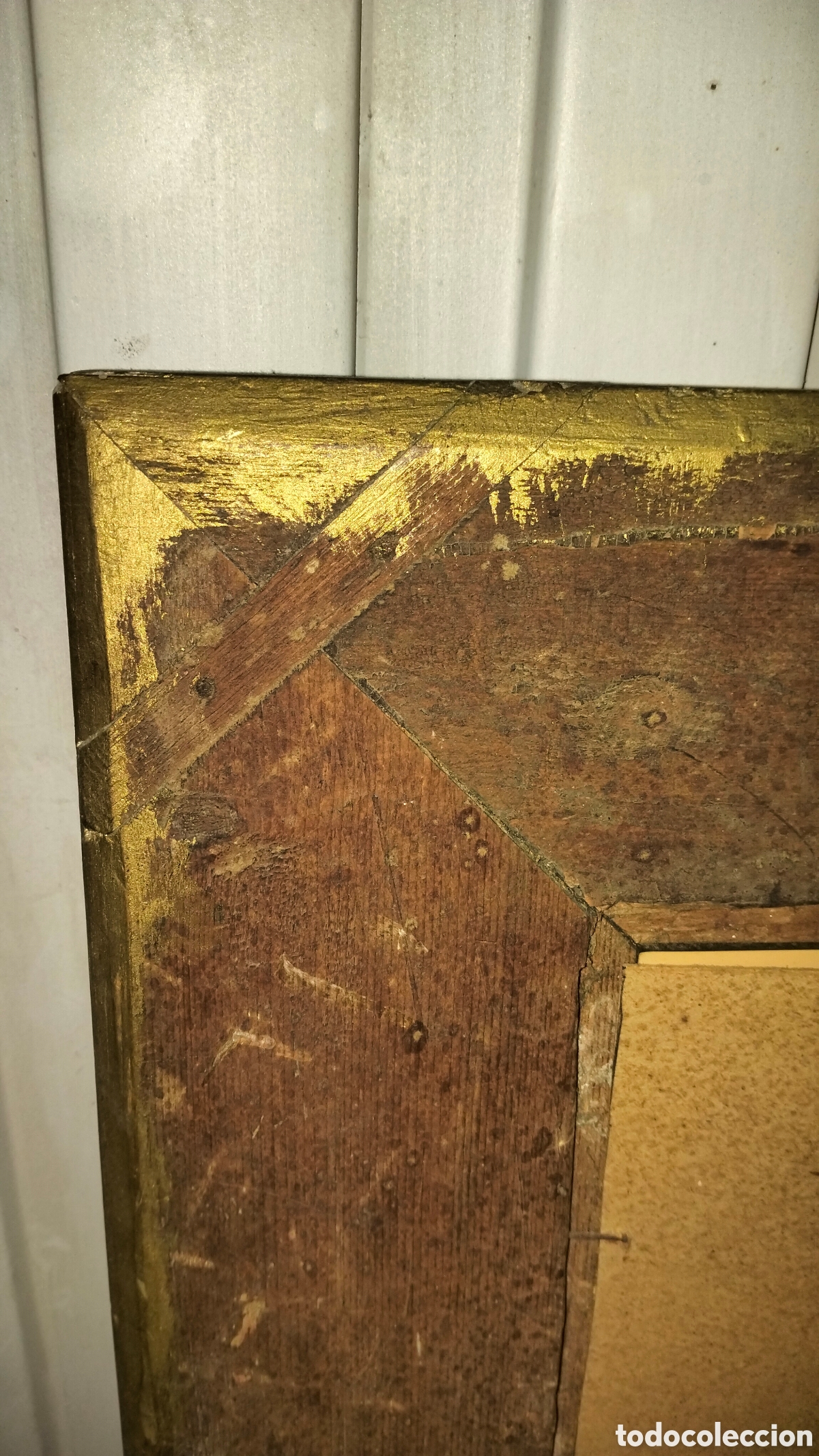 Antig&uuml;edades: Espejo muy antiguo de madera - Foto 13