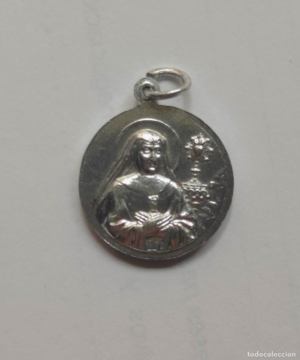 Antig&uuml;edades: MEDALLA PLATEADA RELIGIOSA A DOS CARAS - Foto 1