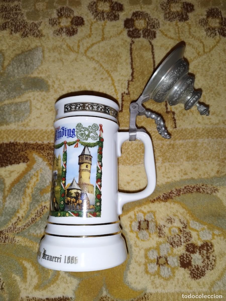 Antig&uuml;edades: Jarra de cerveza de colecci&oacute;n - Foto 5