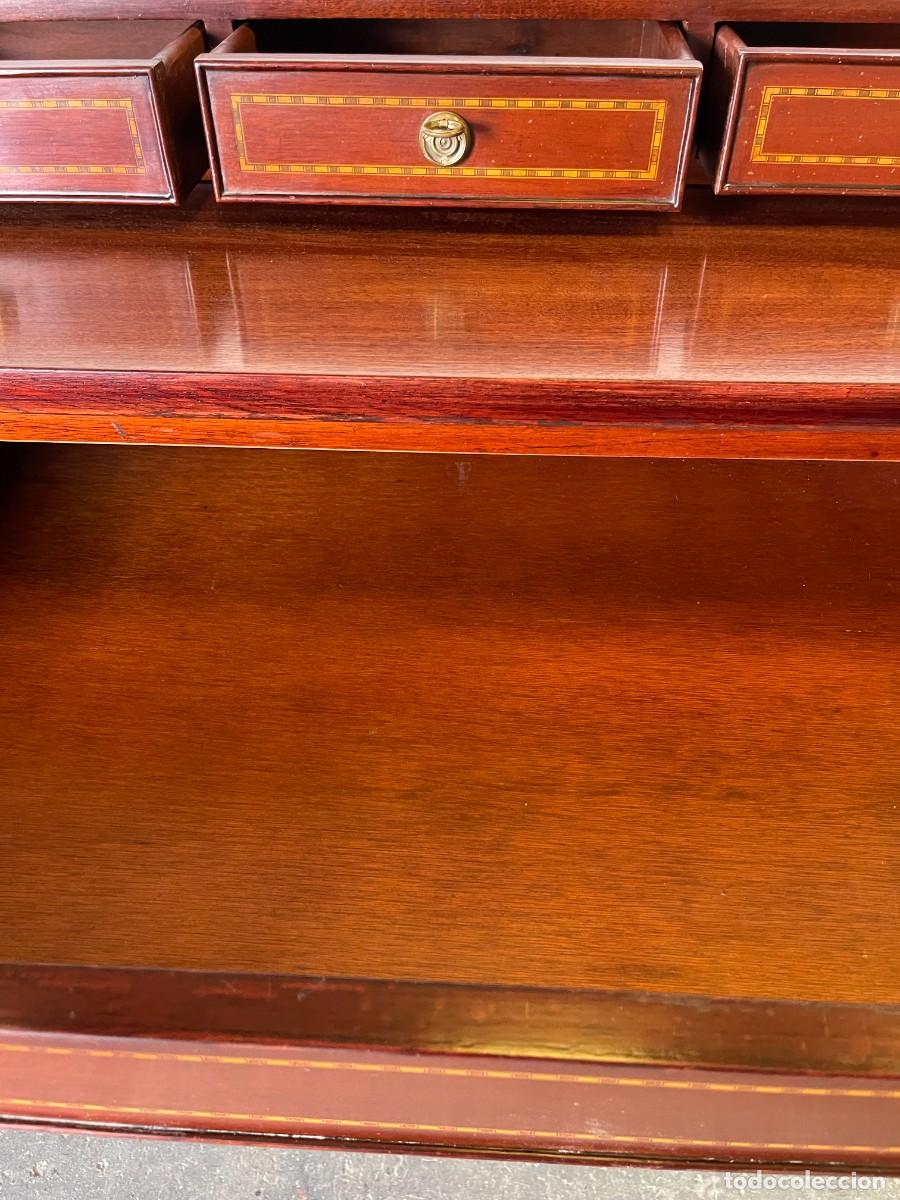 Antig&uuml;edades: escritorio antiguo restaurado - Foto 7