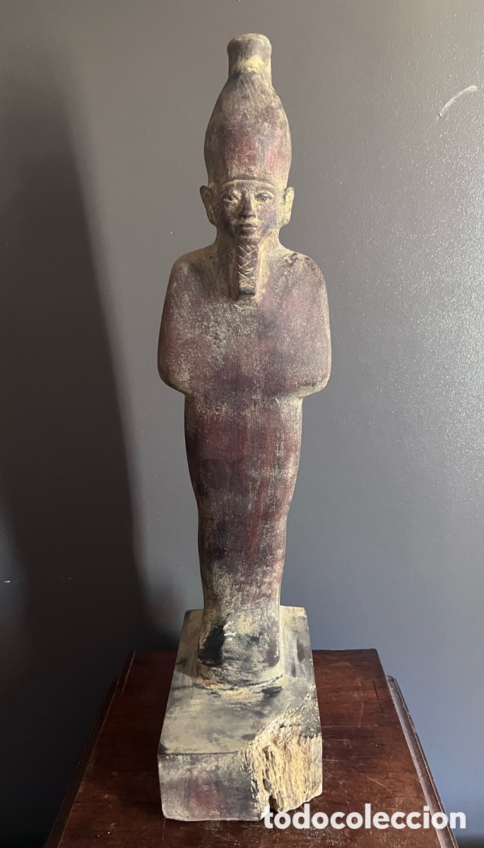 Antig&uuml;edades: Estatua de Osiris Dios del inframundo - Foto 9
