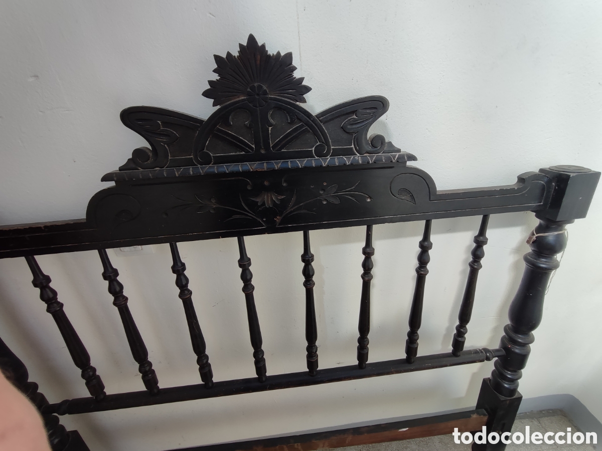 Antig&uuml;edades: Cap&ccedil;alera de llit antiga - Foto 3
