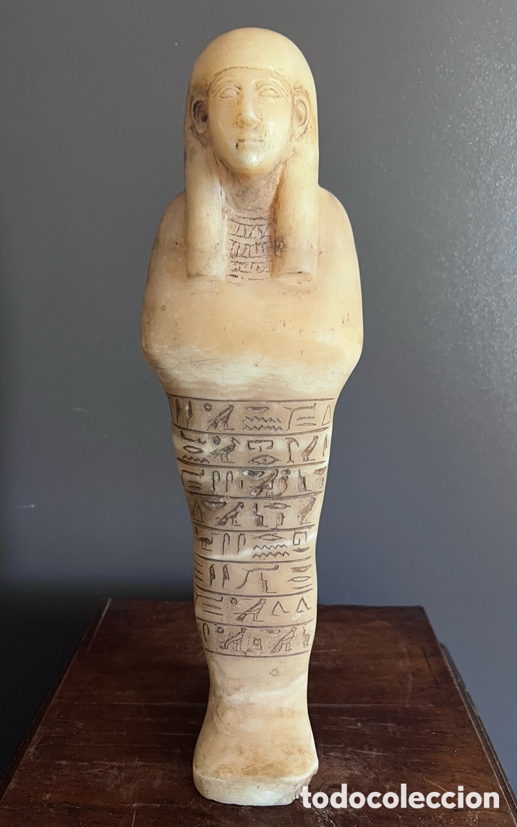 Antig&uuml;edades: Ushabti de alabastro - Foto 2