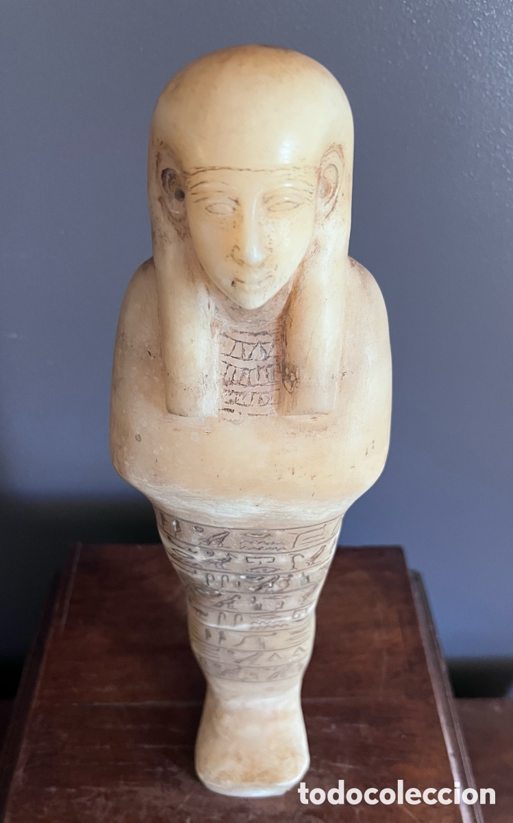 Antig&uuml;edades: Ushabti de alabastro - Foto 3