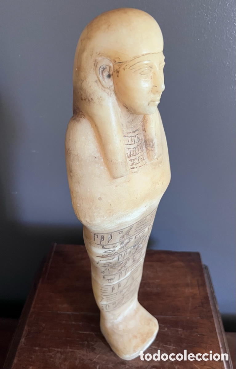 Antig&uuml;edades: Ushabti de alabastro - Foto 4