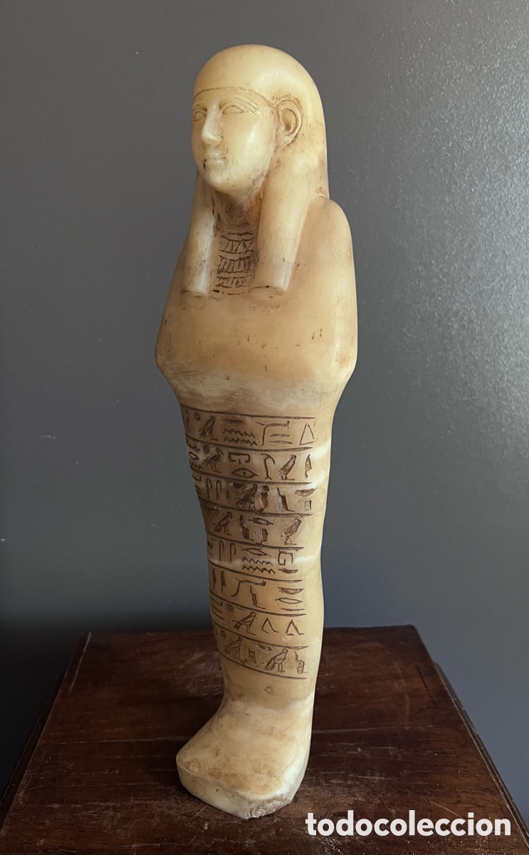 Antig&uuml;edades: Ushabti de alabastro - Foto 5
