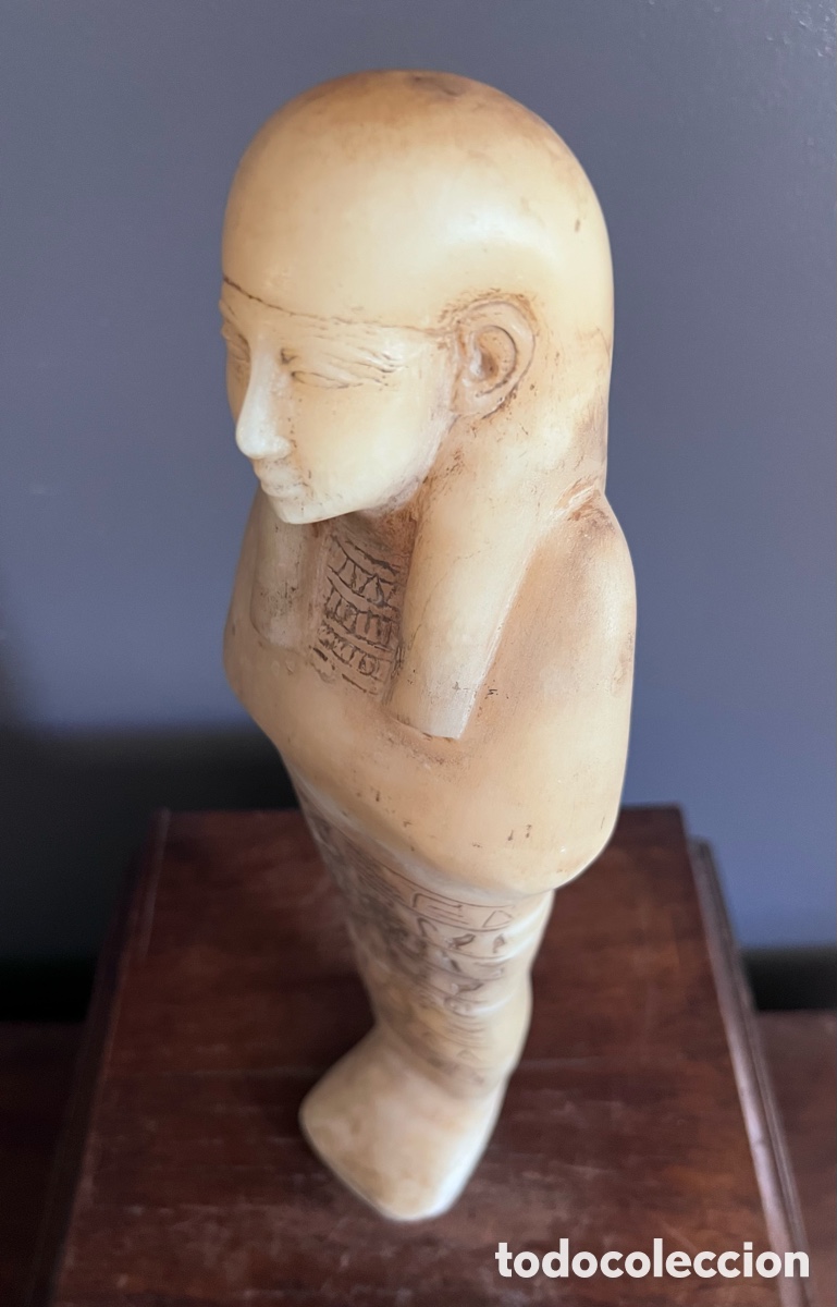 Antig&uuml;edades: Ushabti de alabastro - Foto 6