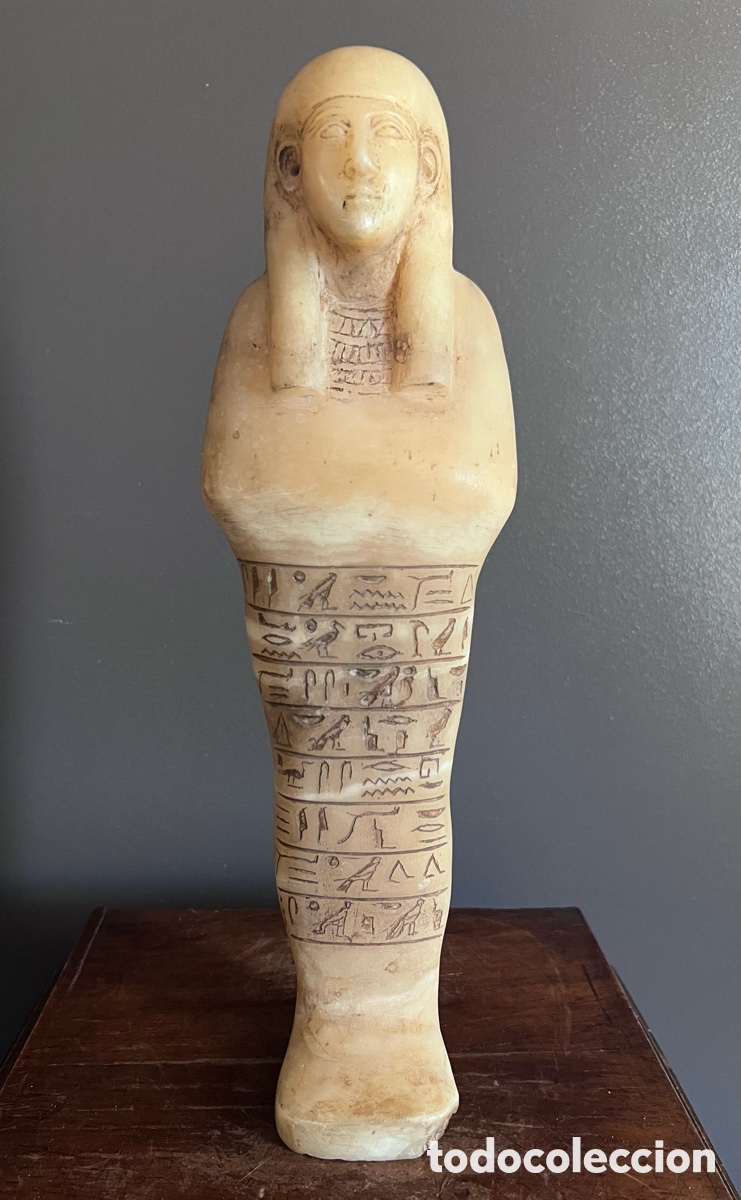 Antig&uuml;edades: Ushabti de alabastro - Foto 8