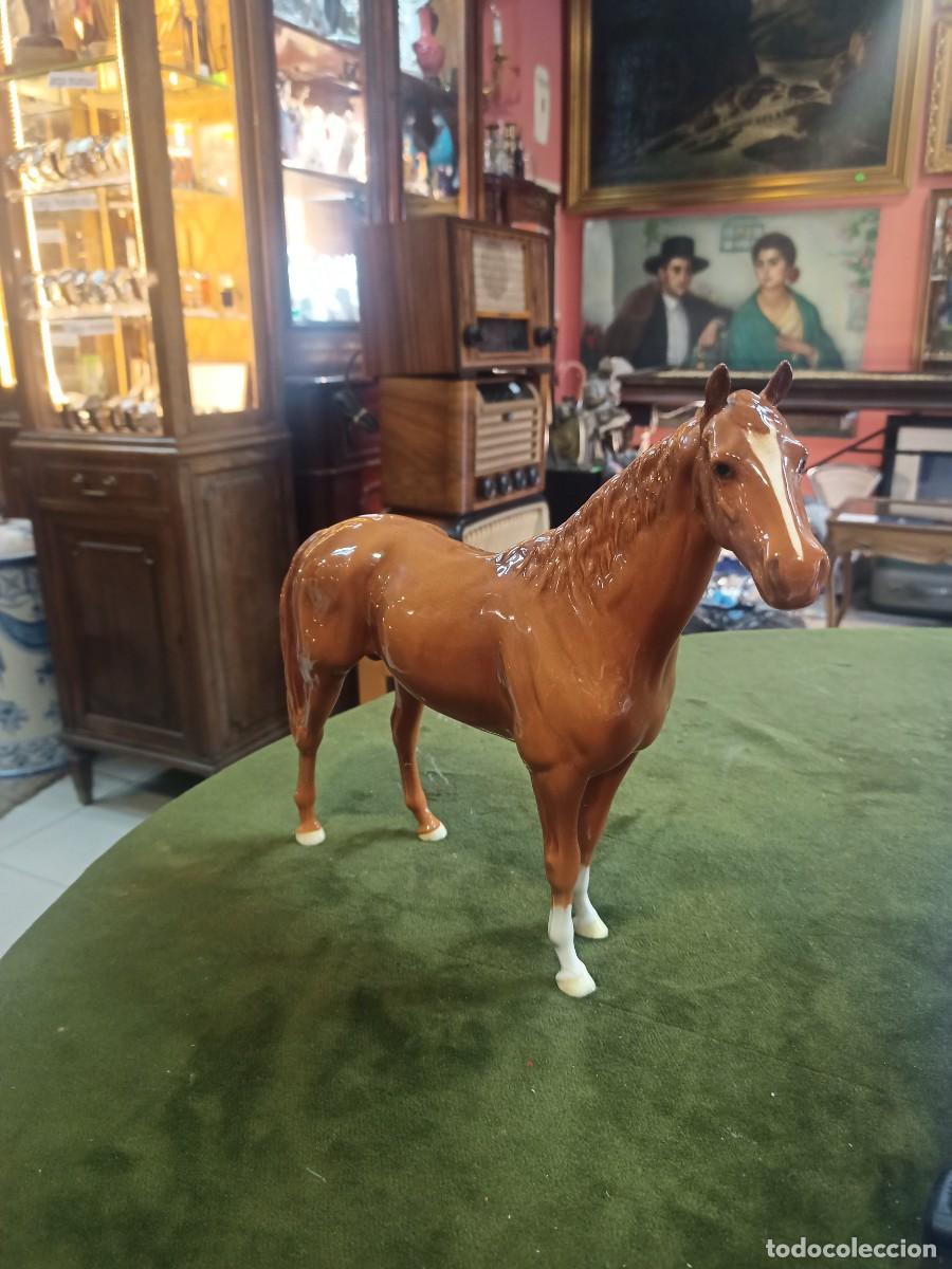 Antig&uuml;edades: Caballo de porcelana inglesa, Beswick. REF-2079 - Foto 1
