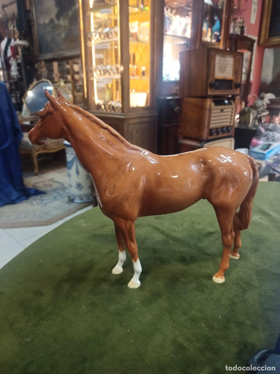 Antig&uuml;edades: Caballo de porcelana inglesa, Beswick. REF-2079 - Foto 2