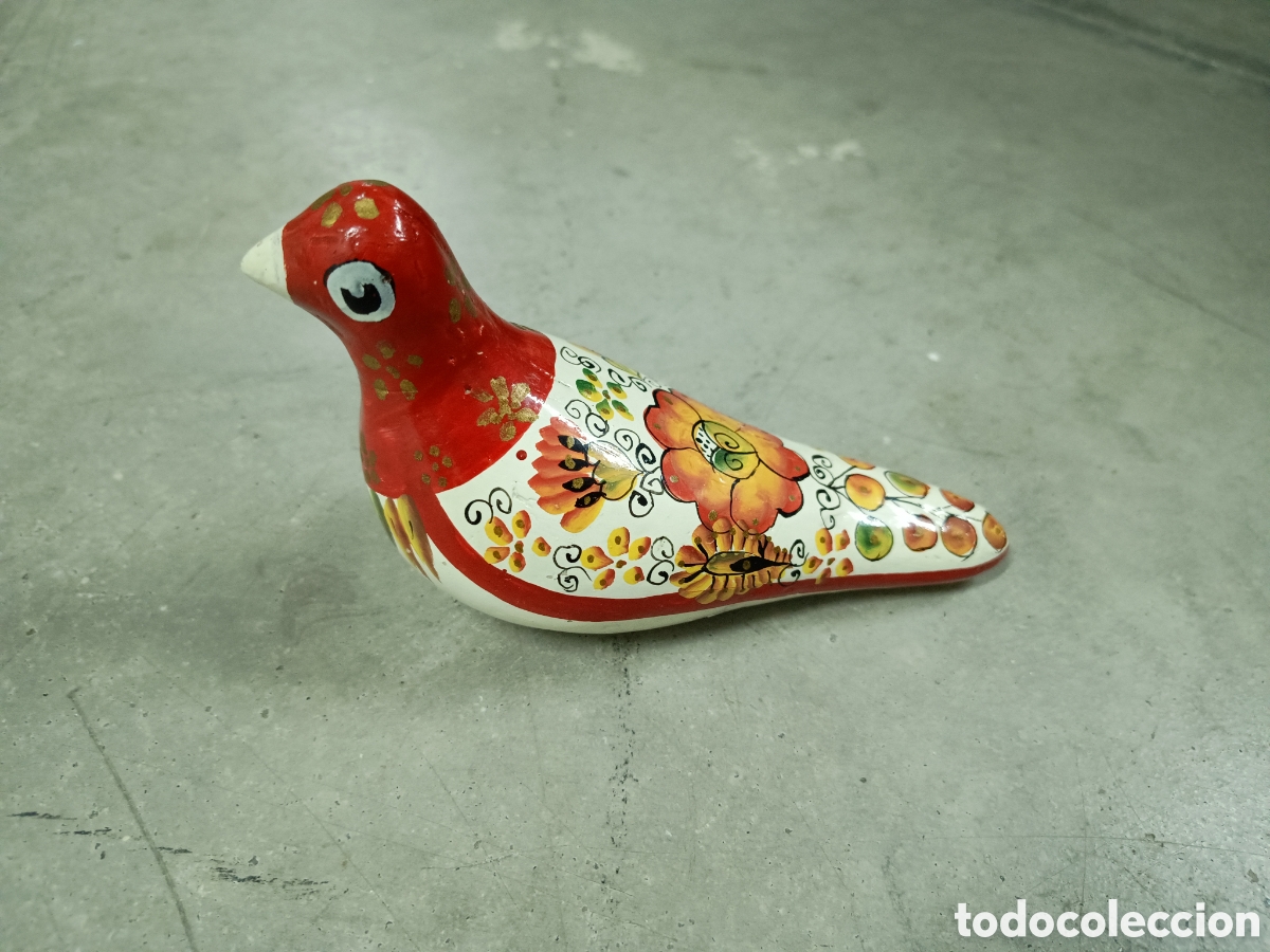 Antig&uuml;edades: PALOMA DE CER&Aacute;MICA PINTADA A MANO - Foto 1