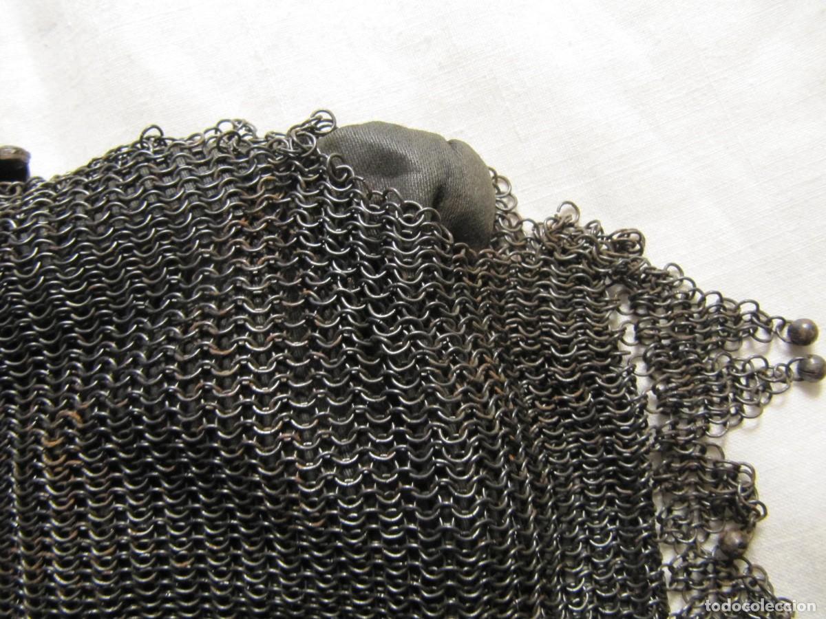 Antig&uuml;edades: BOLSO DE MALLA DE LUTO - EN METAL - - Foto 4