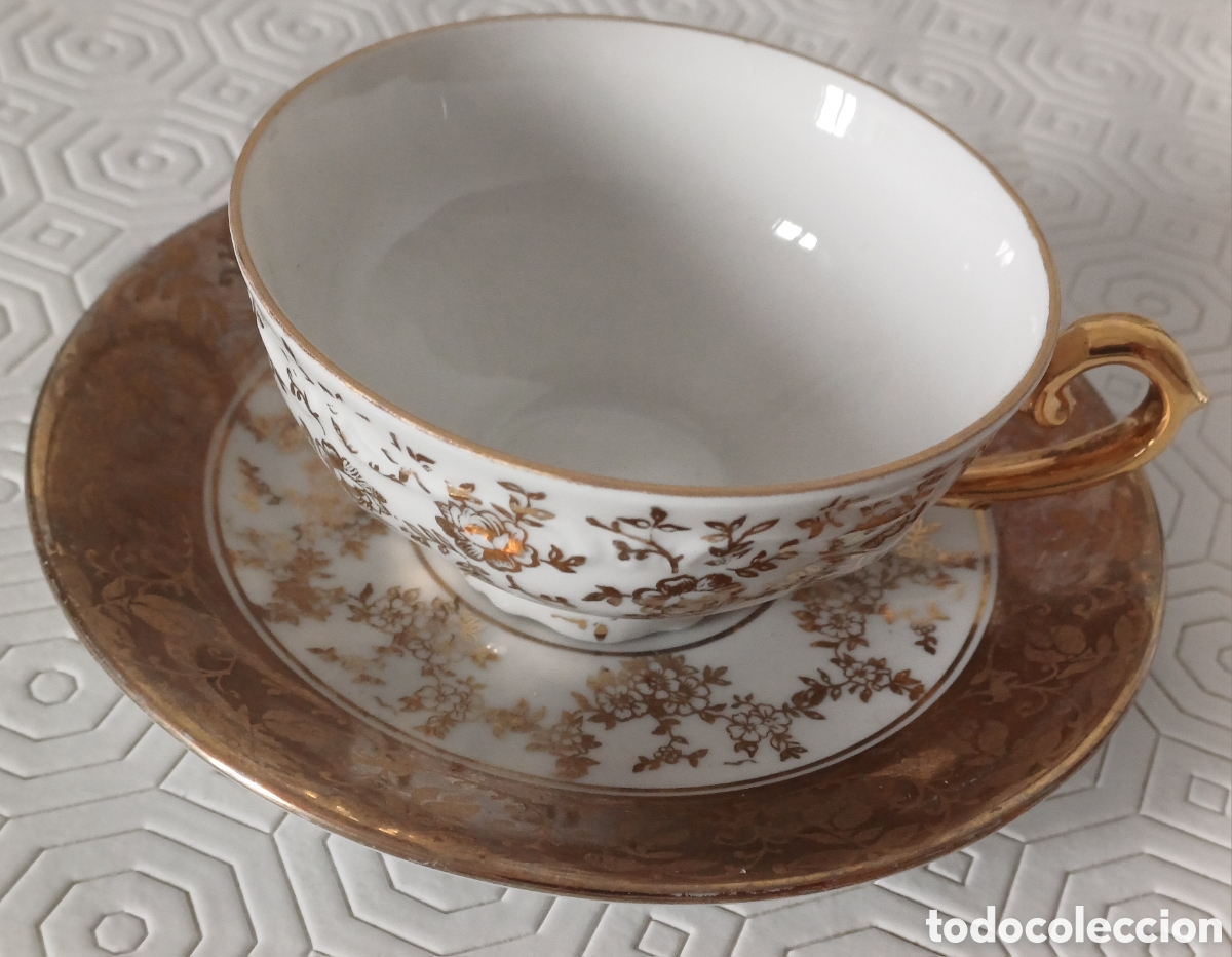 Antig&uuml;edades: Taza y plato caf&eacute; &rdquo; Winterling&rdquo; Baviera - Foto 1