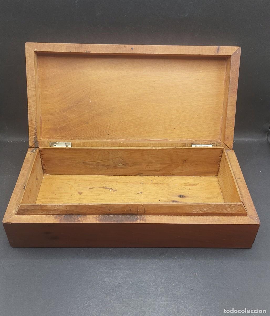 Antig&uuml;edades: CAJA DE MADERA CON DETALLES - Foto 4