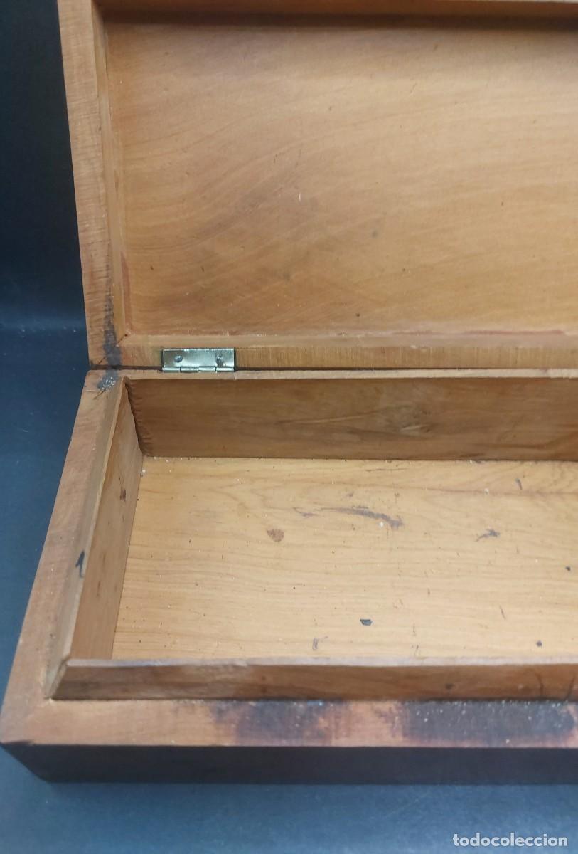 Antig&uuml;edades: CAJA DE MADERA CON DETALLES - Foto 5