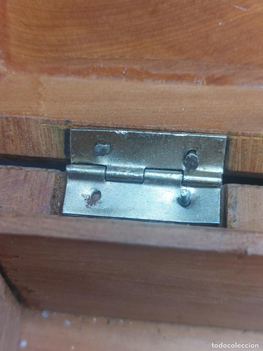 Antig&uuml;edades: CAJA DE MADERA CON DETALLES - Foto 7