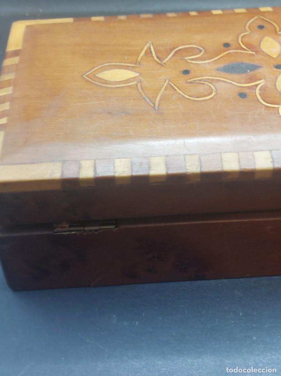 Antig&uuml;edades: CAJA DE MADERA CON DETALLES - Foto 10