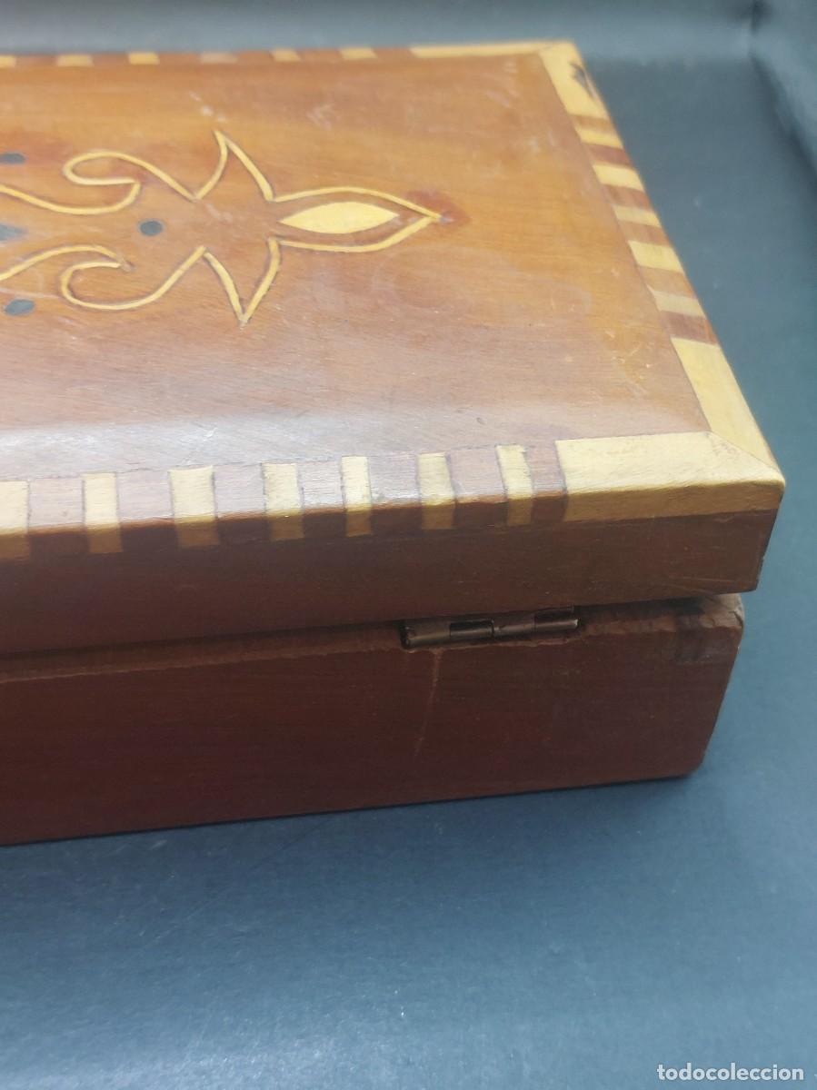 Antig&uuml;edades: CAJA DE MADERA CON DETALLES - Foto 11