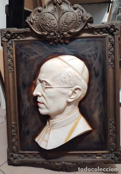 Antig&uuml;edades: Quadro Antico Papa Pio XII - Foto 1
