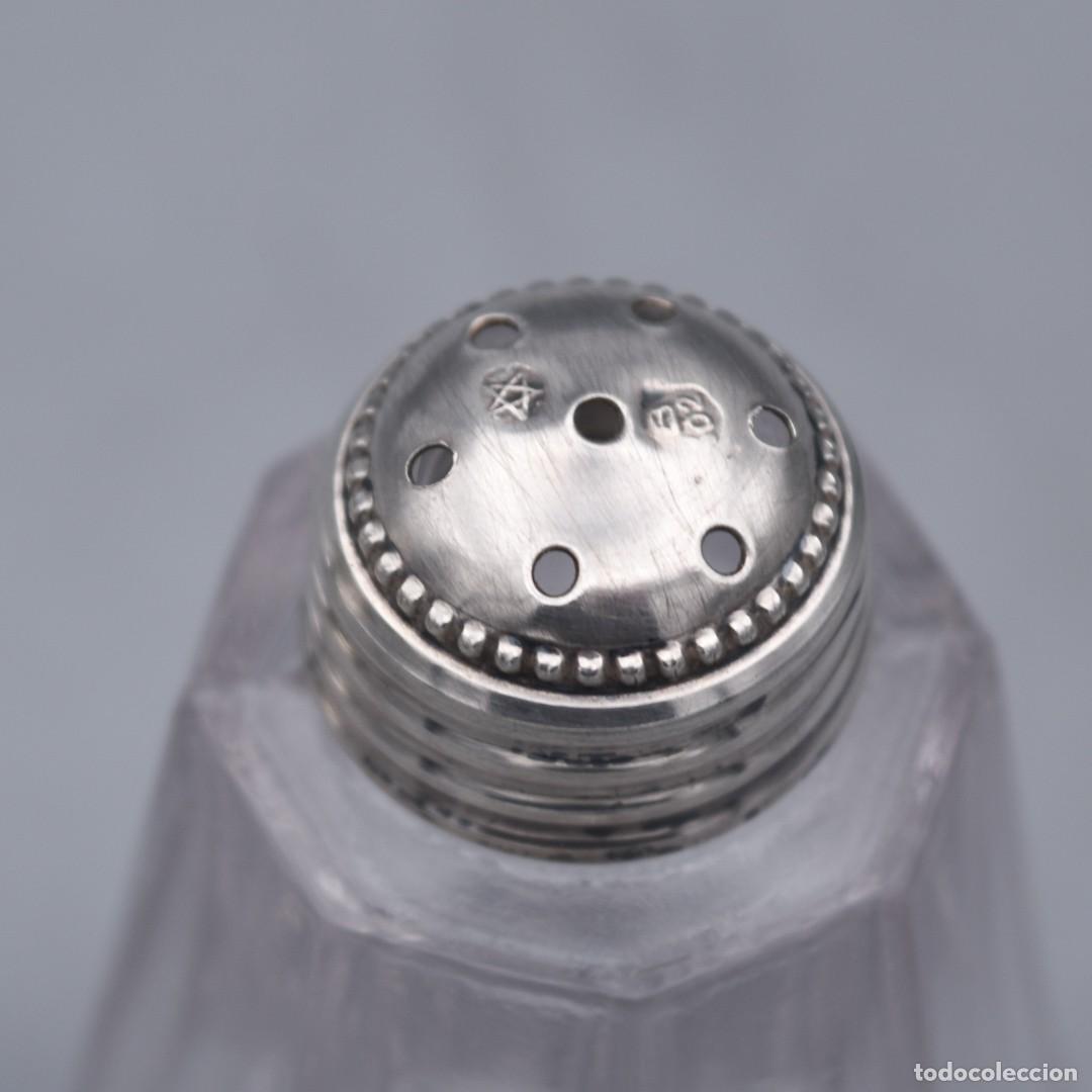 Antig&uuml;edades: Saleros de plata y cristal - Foto 3