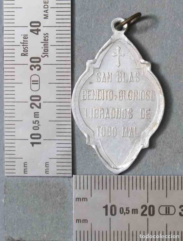 Antig&uuml;edades: MEDALLA. SAN BLAS. HACIA 1930 - Foto 2